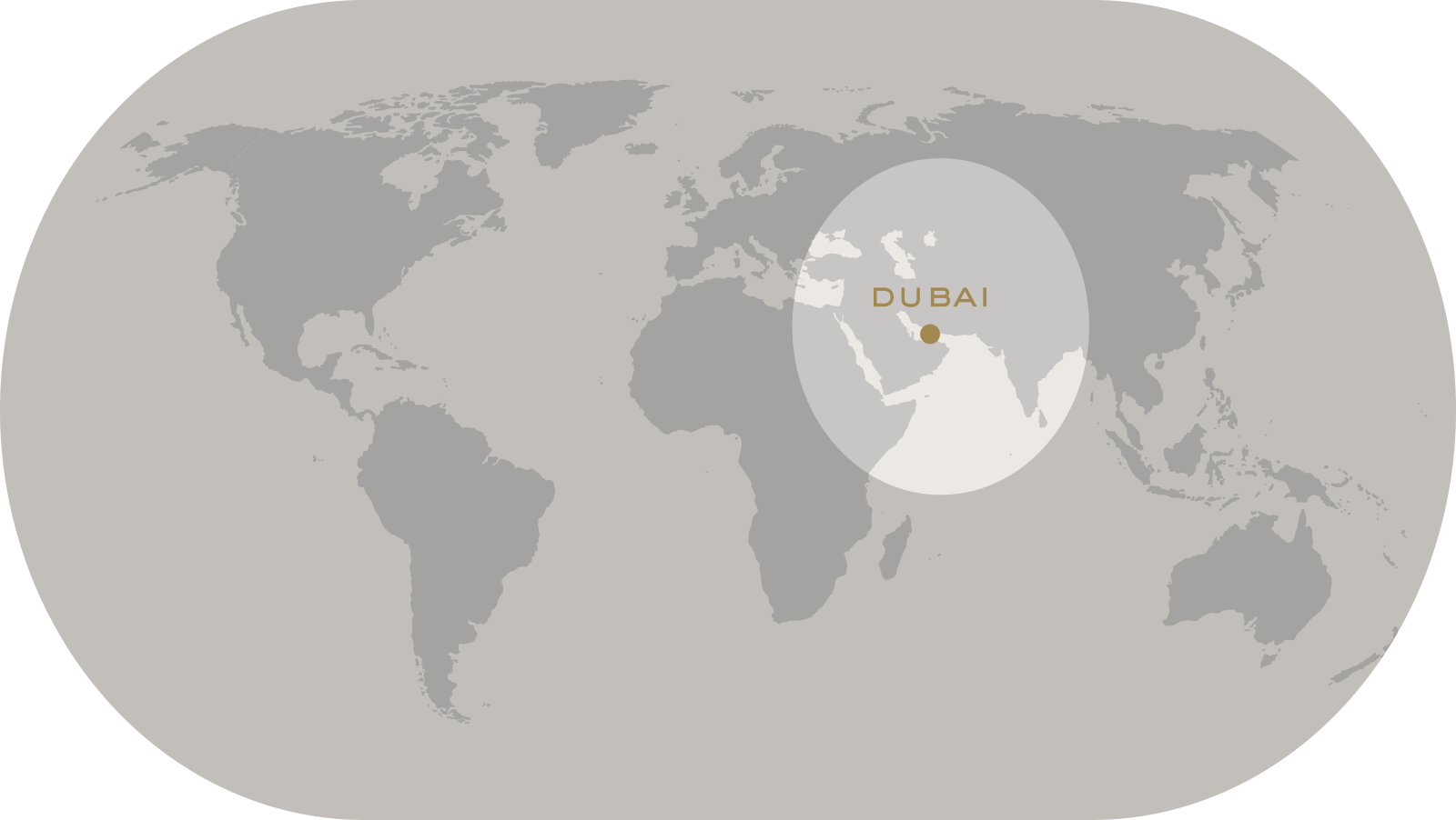 Learjet 45 Range Map Dubai