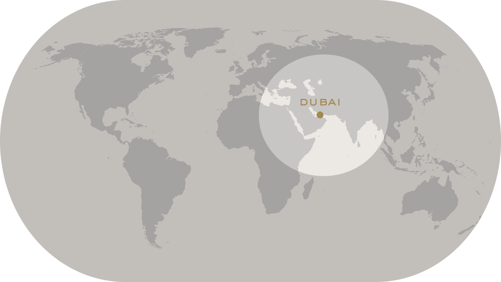 Learjet 60 Range Map Dubai